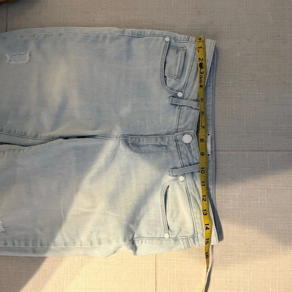PAIGE Women's Verdugo Ultra Skinny Light Blue Distressed Jeans- EUC - Picture 13 of 14